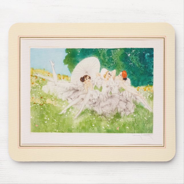 Summer Dreams, 1934 av Louis Icart Musmatta (Framsidan)