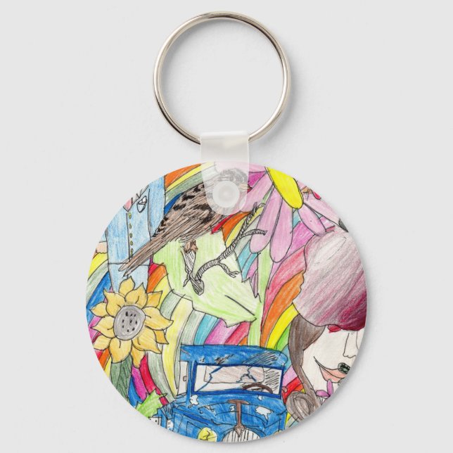 Summer Dreams Keychain Nyckelring (Framsida)