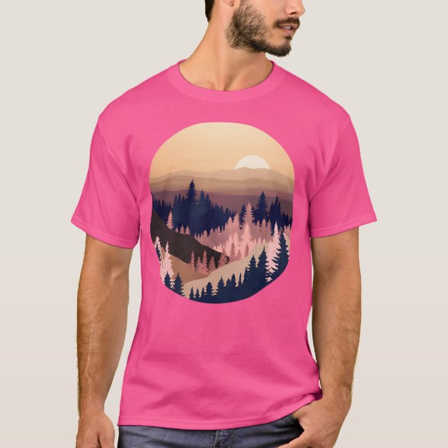 Summer Dusk T Shirt (Framsida)