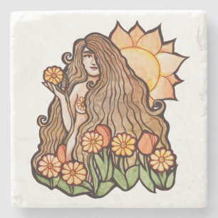 Summer Earth Goddess Stenunderlägg