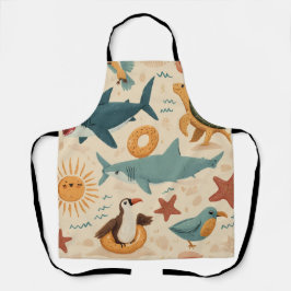 Summer Escape All-Over Print Apron Gift