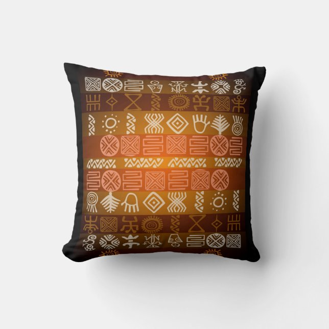 Summer Ethnic Boho Graphic Pillow Kudde (Framsida)