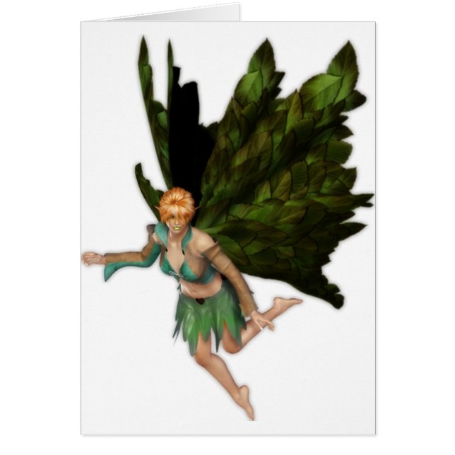 Summer Fae Fairy Hälsningskort (Framsidan)