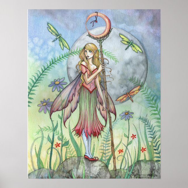 Summer Fairy Poster av Molly Harrison (Framsidan)