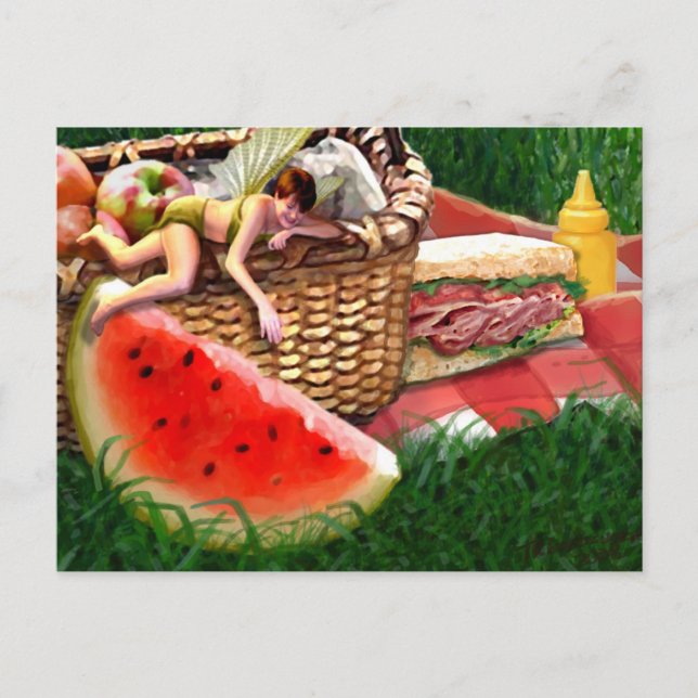 Summer Fairy Vykort (Framsida)