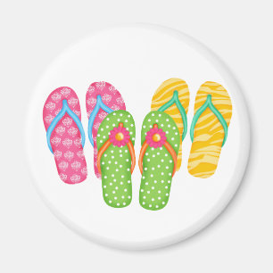 Summer Flinflip flops Magnet