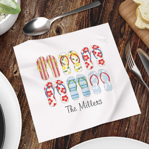 Summer Flinflip flops Napkins Pappersservett