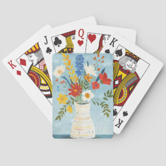 Summer Flower Vas Casinokort