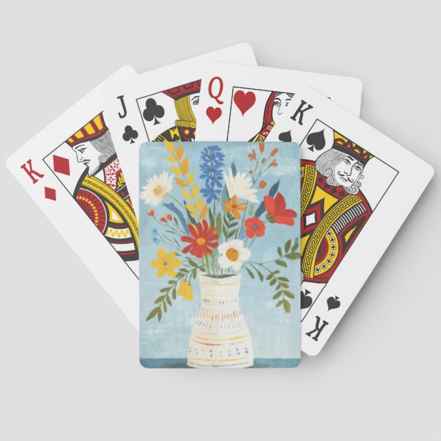 Summer Flower Vas Casinokort (Baksidan)