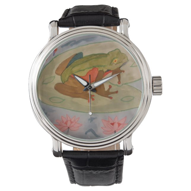 Summer Frog Pond Armbandsur (Framsida)