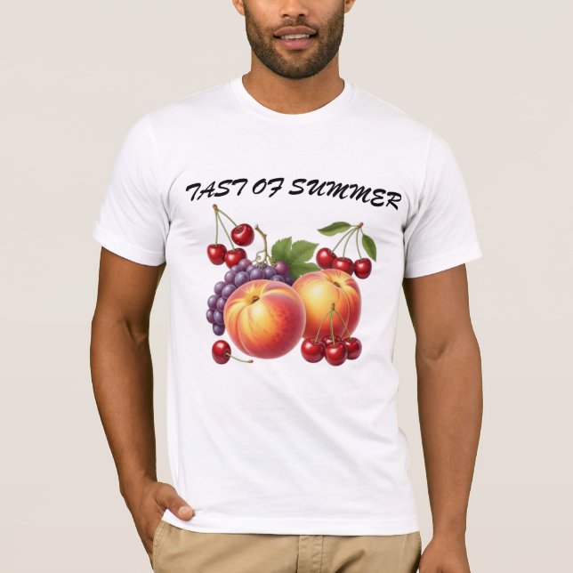 Summer Fruit Harvest T Shirt (Framsida)