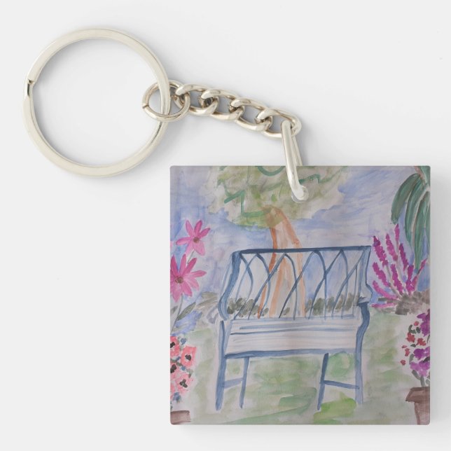 Summer Garden Bench Acrylic (Framsidan)
