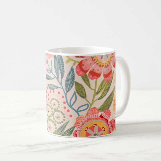 Summer Garden Bold Blooms  Kaffemugg (Framsida höger)