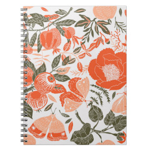 Summer Garden Deco Tile Anteckningsbok