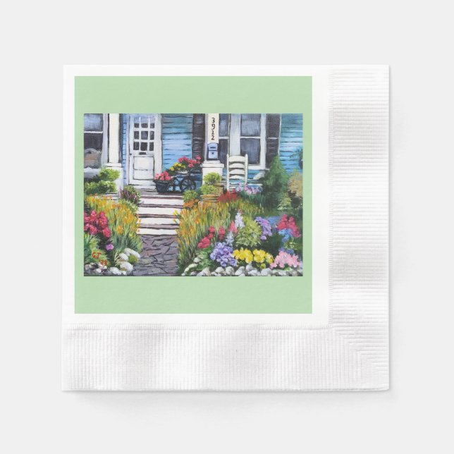 Summer Garden Pappersservett (Framsidan)
