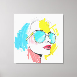 Summer Gaze Canvastryck