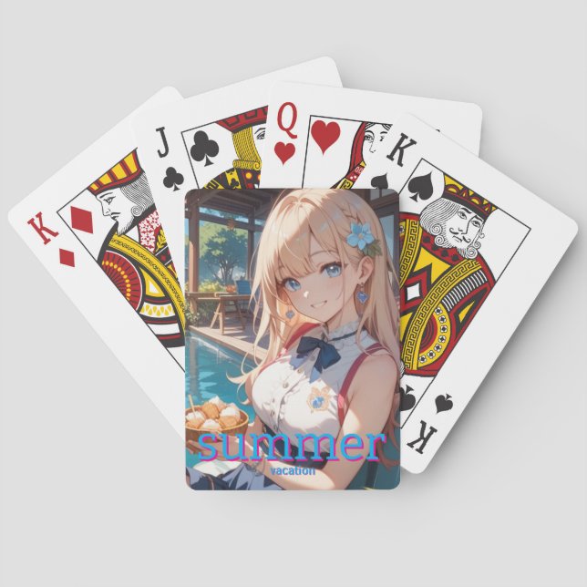summer  Girl   Casinokort (Baksidan)