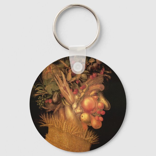 Summer - Giuseppe Arcimboldo Nyckelring (Framsida)