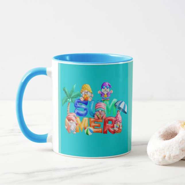 Summer Gnomes Florida Mugg (Med munk)