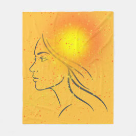 Summer Goddess – Feminine Seasonal Art Fleecefilt