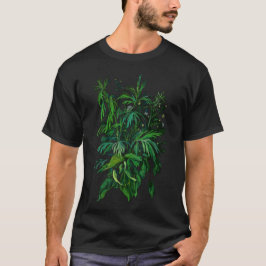 Summer Greenery Plants Örters Wildblomme Grönt Art T Shirt