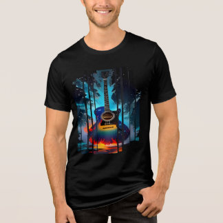 Summer Guitar Guitarist Shirt, Beachy Vibes Sunny T Shirt