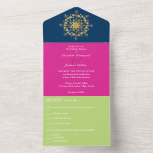 Summer Guld Mandala Bröllop
