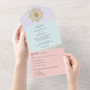 Summer Guld Mandala Bröllop