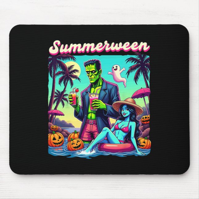 Summer Halloween Zombie Frankenstein Boo Ghost Musmatta (Framsidan)