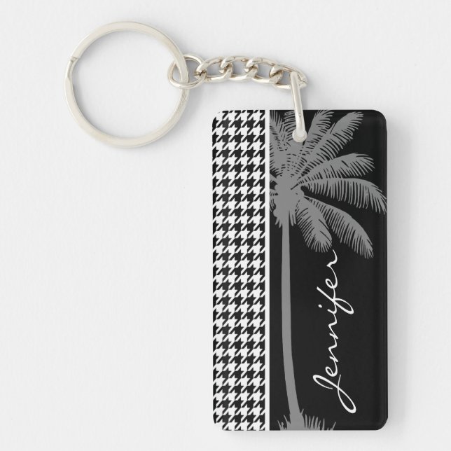 Summer Handflatan Black Houndstooth (Framsidan)