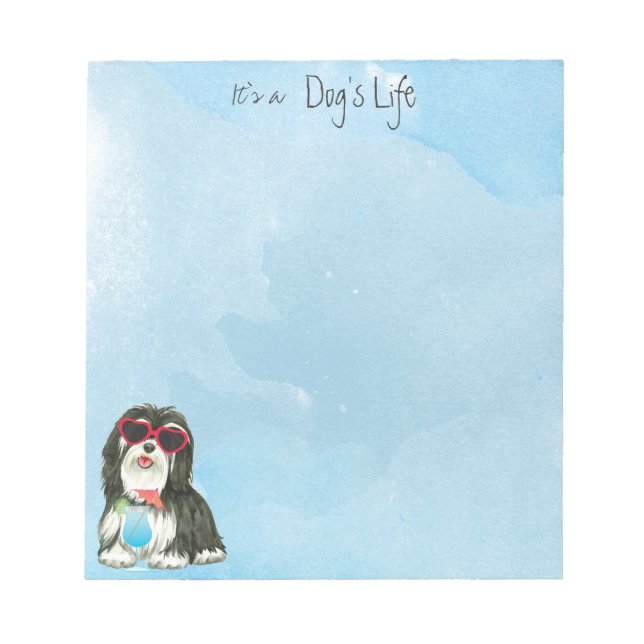 Summer Havanese Anteckningsblock (Framsida)