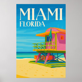 Summer Holiday Destination Florida  Poster