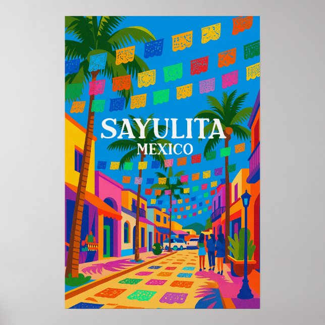 Summer Holiday Destination Mexico  Poster (Framsidan)