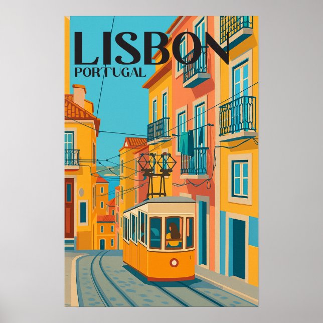 Summer Holiday Destination Portugal  Poster (Framsidan)