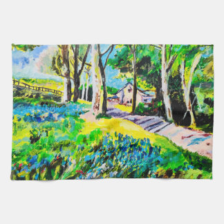 Summer house art design kitchen towel kökshandduk