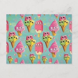 Summer Ice Cream Mix Vykort