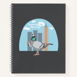 Summer In The City Spiral Notebook