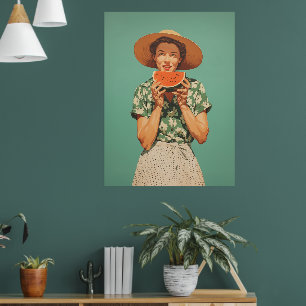 Summer Joy med Watermelon Poster
