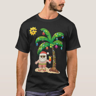 Summer Jultomten Shirt jul Mele Kalikimaka T Shirt