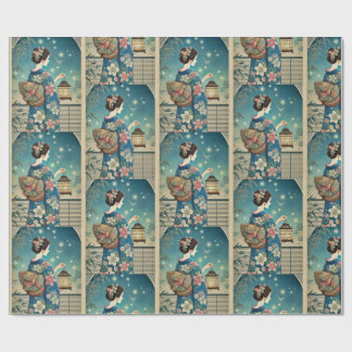 summer kimono&fireflies presentpapper