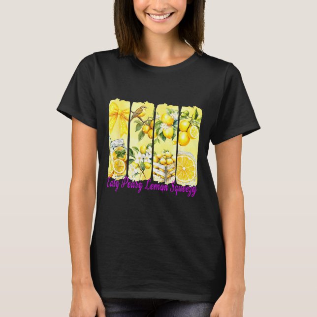 Summer Lemon,coquette Bow Summer Funny Gift Tee Wi (Framsida)
