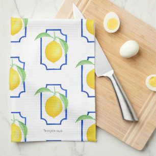 Summer Lemon Tea Towel Kitchen Towel Kökshandduk