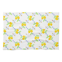 Summer Lemons Kitchen Towel Tea Towel