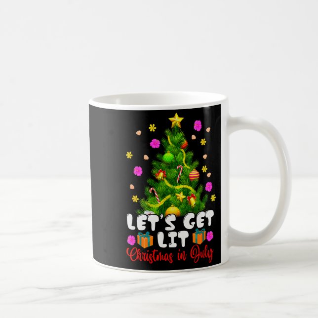 Summer Lets Get Lit Christmas In July Trocal Chris Kaffemugg (Höger)