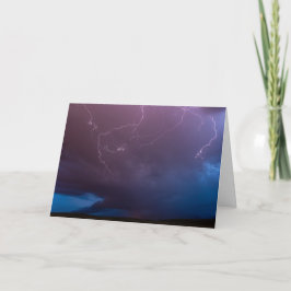 Summer Lightning Sky Kort