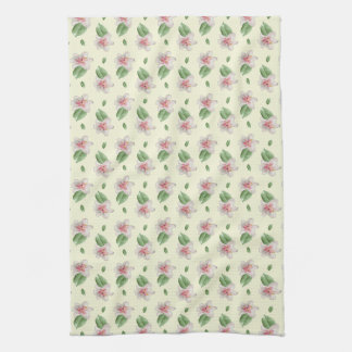 Summer Lily Floral Seamless Pattern Kökshandduk