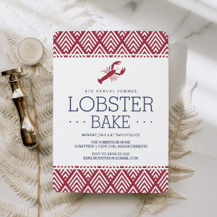 Summer Lobster Bake Party Inbjudningar