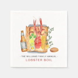 Summer Lobster Boil | Lobster Bake Cookout Pappersservett