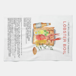 Summer Lobster Boil | Recipe Heirloom Tea Towel Kökshandduk