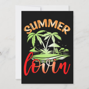 Summer Lovin Summer Break Inbjudningar